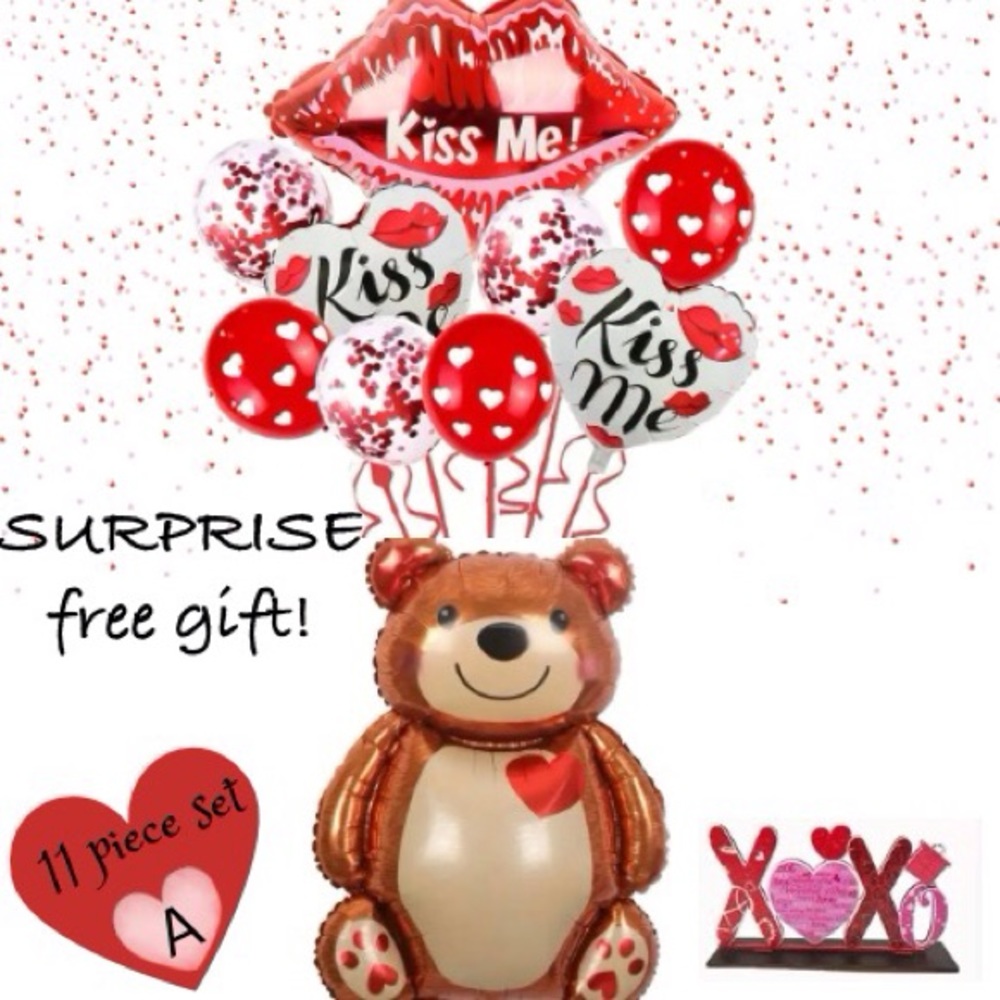 ❤️11 piece LOVE ballon set